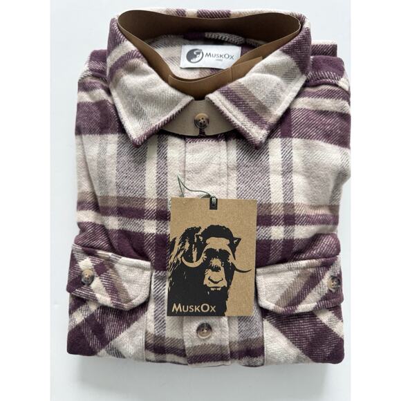 MUSKOX The Grand Flannel, Hickory Plaid Large - Picture 3 of 6